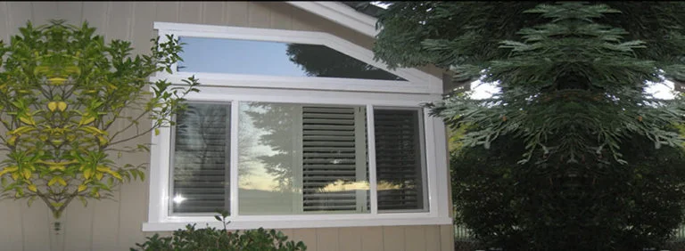 Outside Dual pane windows
